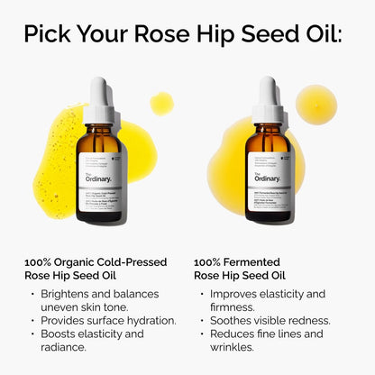 100% Organic Cold-Pressed Rose Hip Seed Oil - US 3583