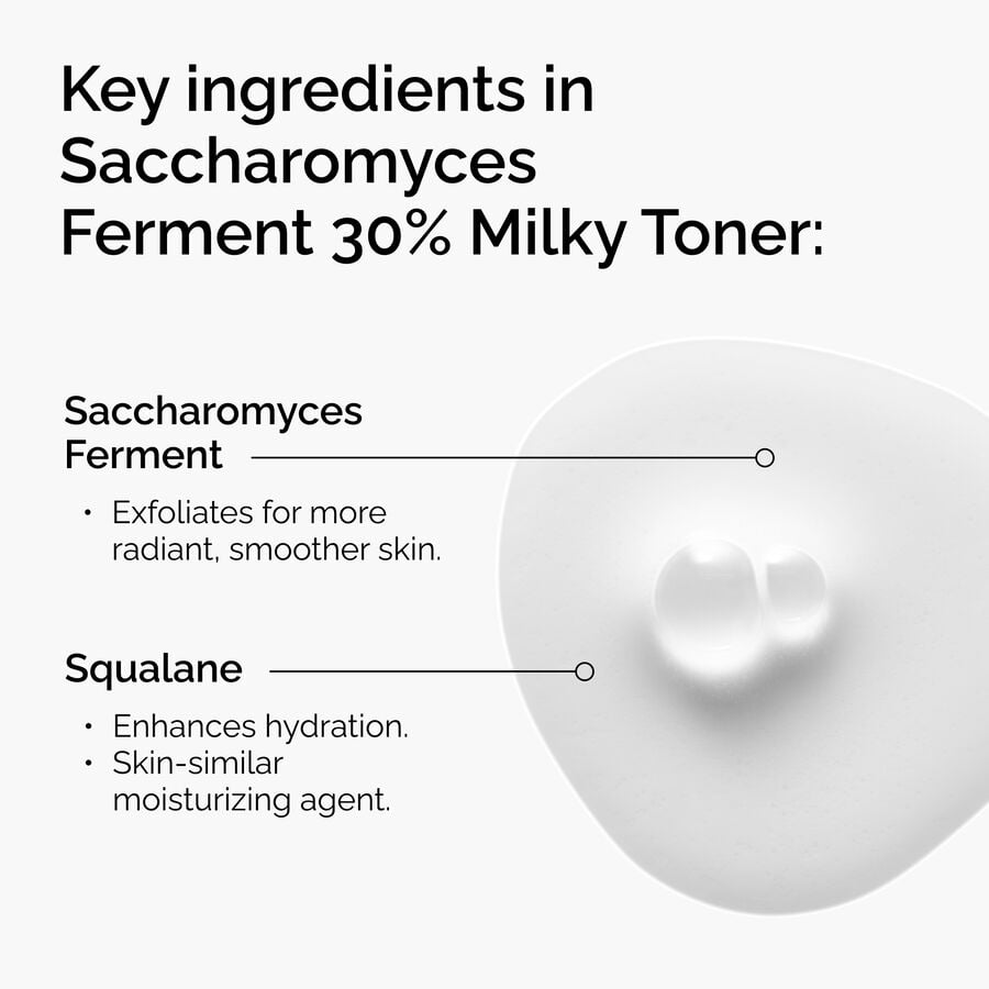 Saccharomyces Ferment 30% Milky Toner - US 6967